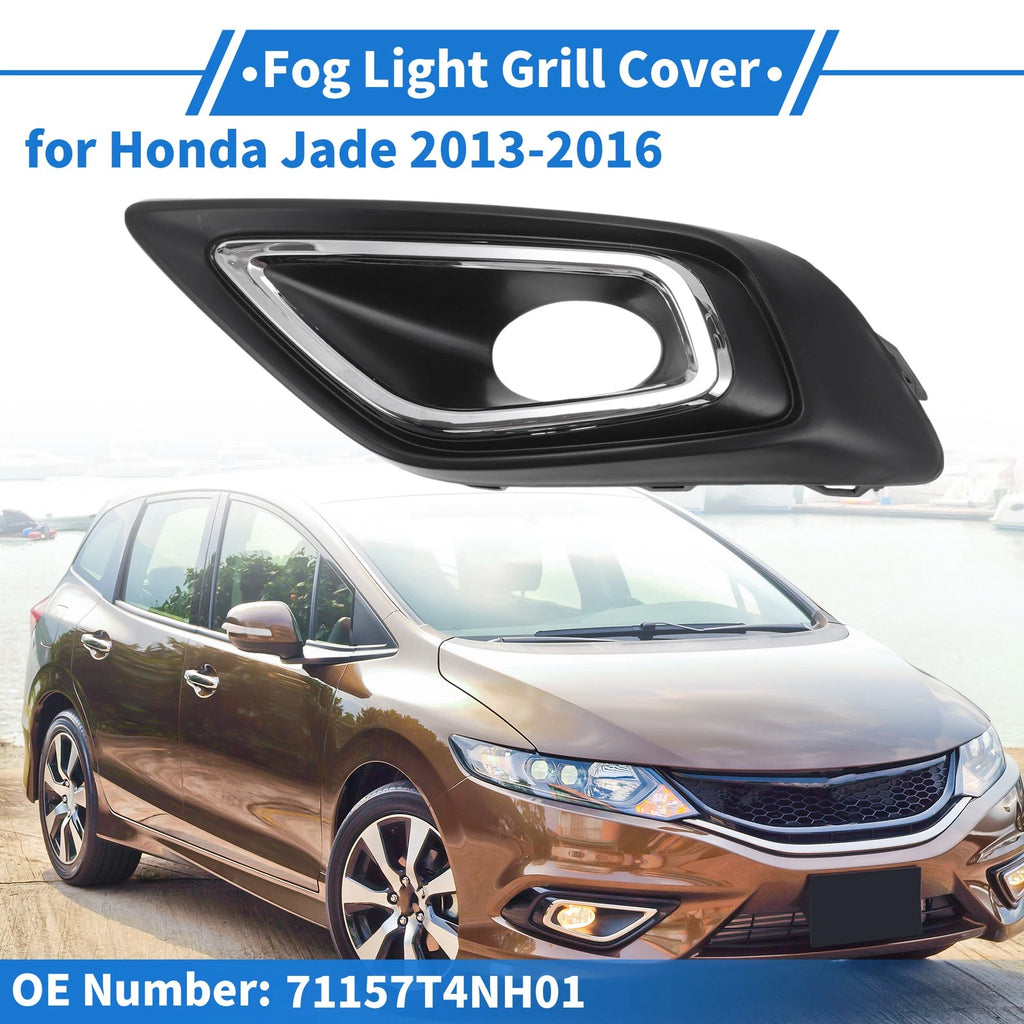 Front Left Fog Light Grill Replacement for Honda Jade (2013–2016)
