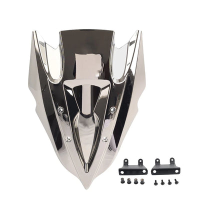 1pc Silver Motorcycle Front Windscreen for Kawasaki Z500 (2024-2025)