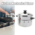 Manual Mechanical Timer for Kitchen Baking Barbecue Countdown Tool