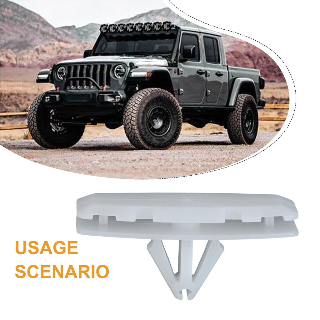 30 Mudguard Clips for Jeep Wrangler JL, Gladiator JT (2018–2023)