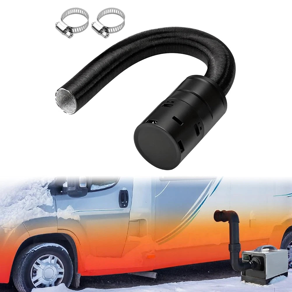 Customizable Length Air Duct with Sponge Filter for Diesel Heater