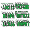 Durable 3” Vinyl JetSki Registration Decal Set (4pcs)