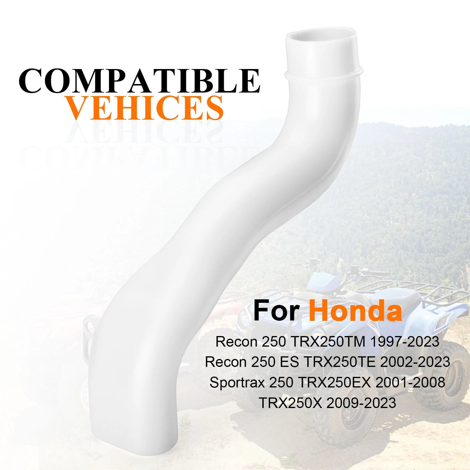 Intake Snorkel Duct for Honda Sportrax 250 TRX250EX (2001–2008)