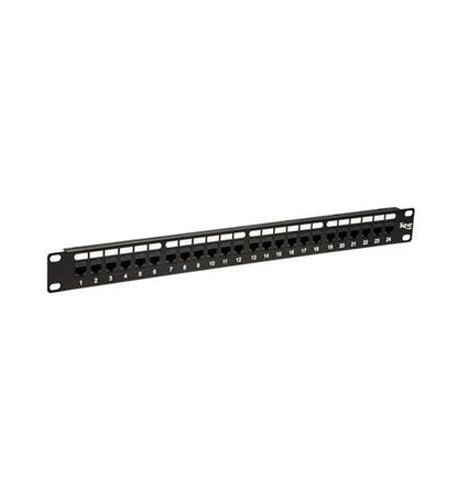Patch Panel for ICC ICMPP24CP6 (Feed-thru, Cat 6, 24 Ports)