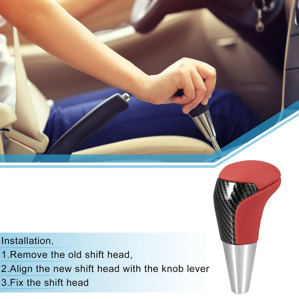 Gear Shift Knob Replacement Carbon Fiber Pattern for Toyota Corolla (2006–2013)