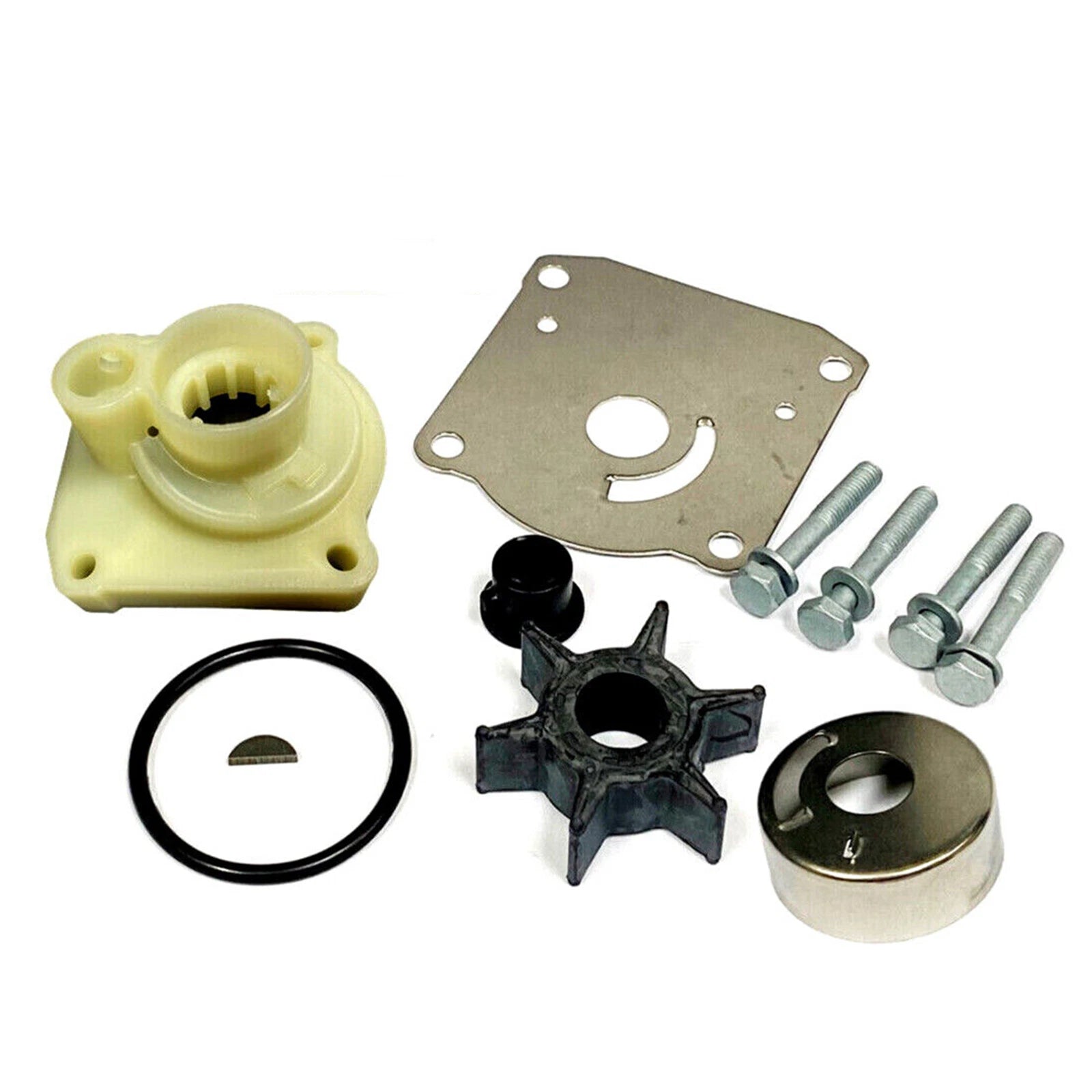Water Pump Impeller Repair Kit for Yamaha Outboard 25HP (4-Stroke) (61N-W0078-11-00)