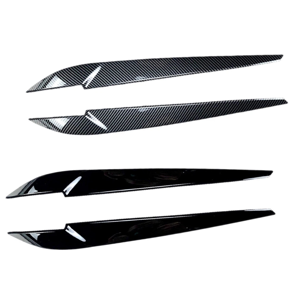 2X Headlight Eyelid Eyebrow Covers for BMW X5 X6 F15 F16 (2014–2018)