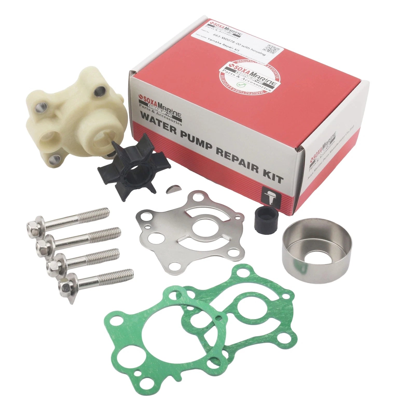 Outboard Water Pump Rebuild Kit for Yamaha 2 Stroke 55 HP C55