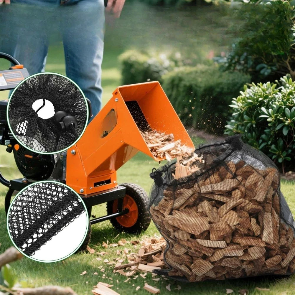 Large Capacity Debris Bag for Wood Chipper (Easy to Install)