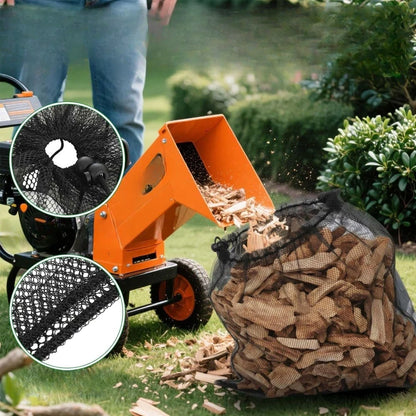 Large Capacity Debris Bag for Wood Chipper (Easy to Install)