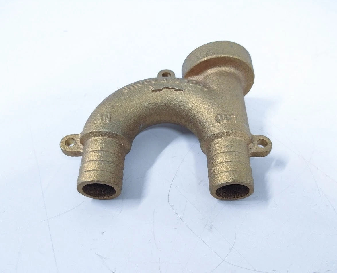 Groco HVL-1000 Bronze Vented Loop for 1'' ID Hose (Missing VL1501 Cap)