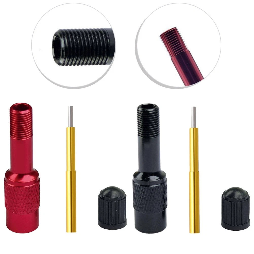 Bicycle Valve Extender for Universal Use (Fits Most Bikes)