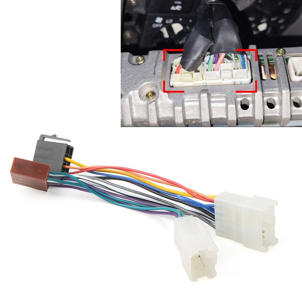ISO wiring harness for Toyota (specific model years)