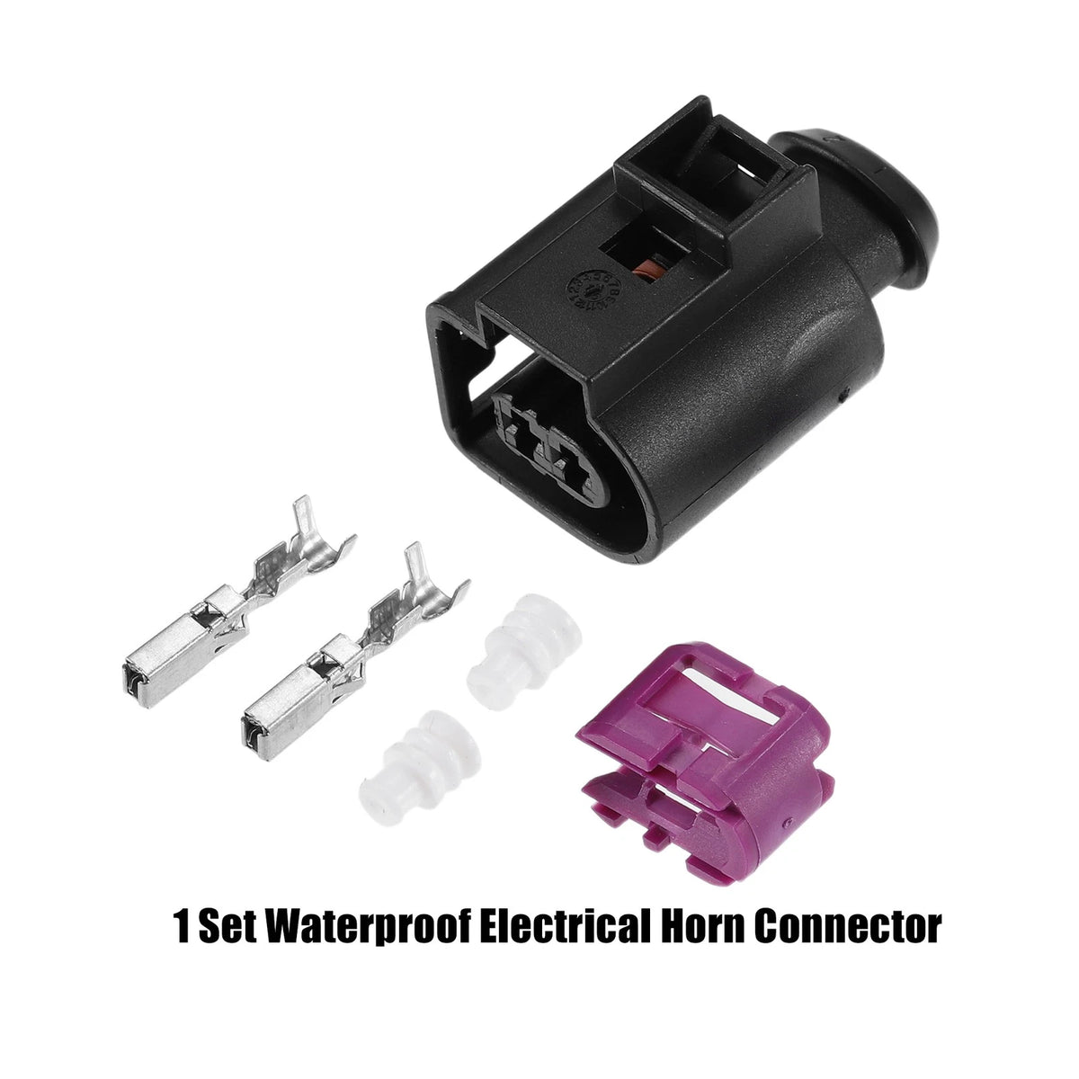 Set of 1 Waterproof Electrical Horn Connector for Volkswagen Golf (2006–2012)