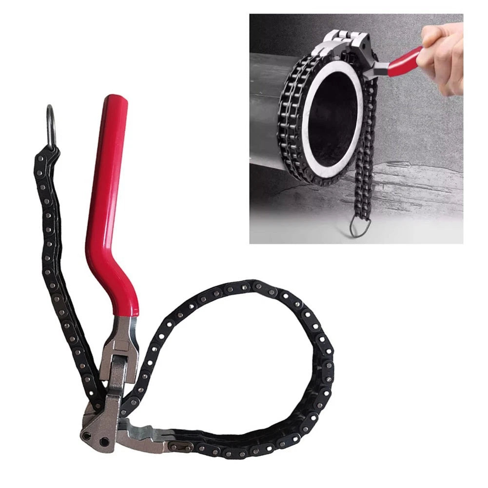 55 cm Oil For Filter Wrench with 19 cm Handle and Robust Metal Construction