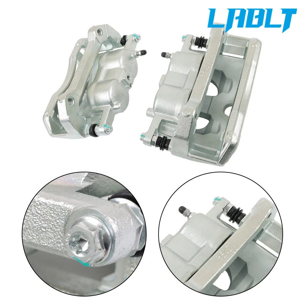 Front Left + Right Brake Calipers w/Bracket for Ford F-150 (2012–2016)