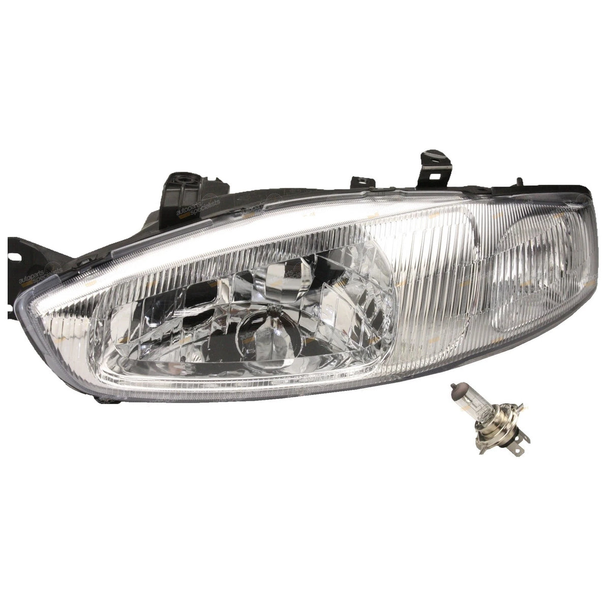 LH Chrome Headlight for Mitsubishi Mirage/Lancer CE (1998–2004) LHS