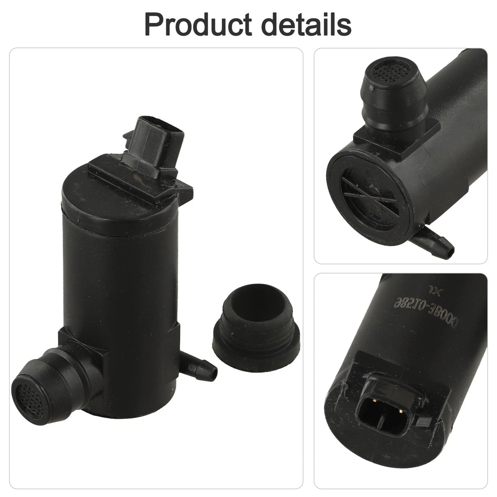 Windshield Washer Pump Motor for Hyundai Accent Elantra Sonata (2000–2023)