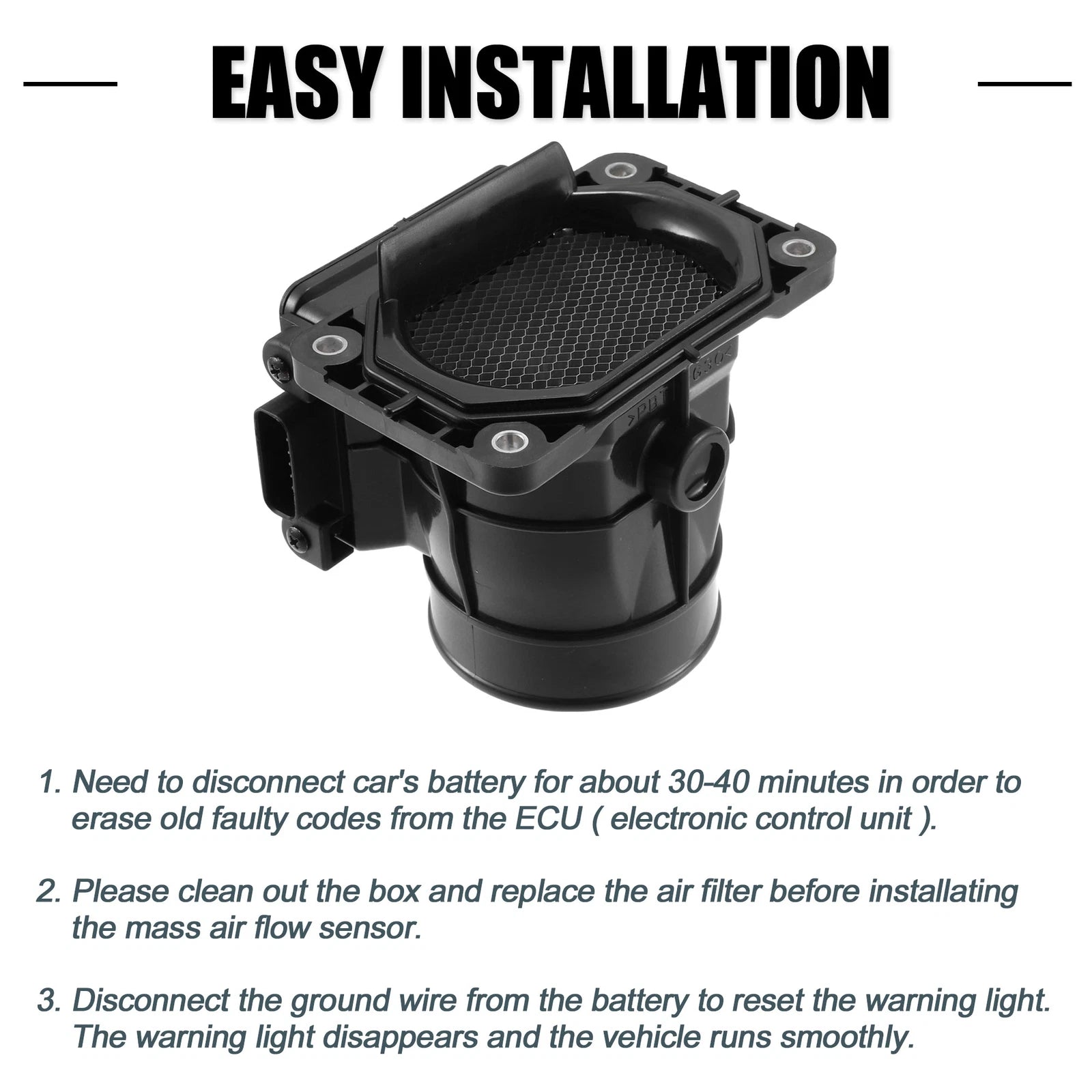 Mass Air Flow Sensor MD336482 for Mitsubishi Eclipse GT Coupe (2003–2005)