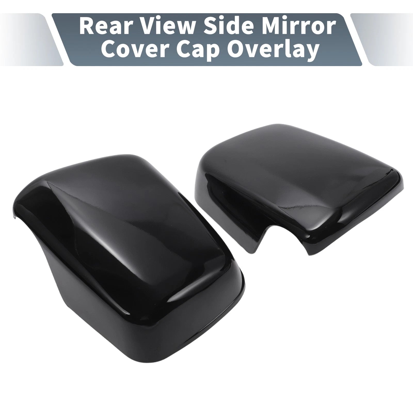Rearview Mirror Cover Overlay Gloss Black for Lexus RX300 SUV (1999–2003)