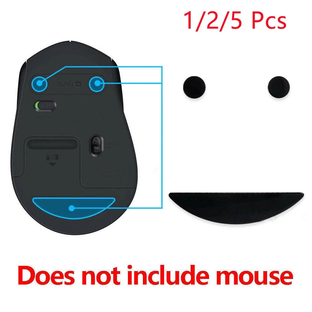 PTFE Soft Mouse Feet for Logitech M280 M275 M330 (2013–2023)