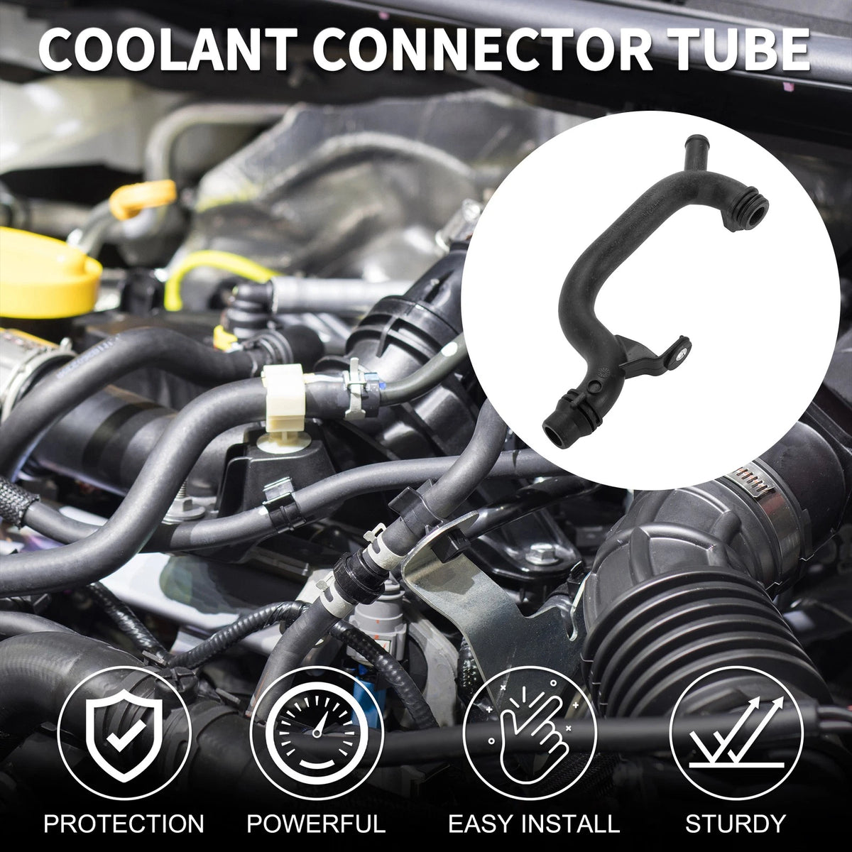 Coolant Connector Tube Replacement for Audi A4 Quattro 2.0L (2009–2016)