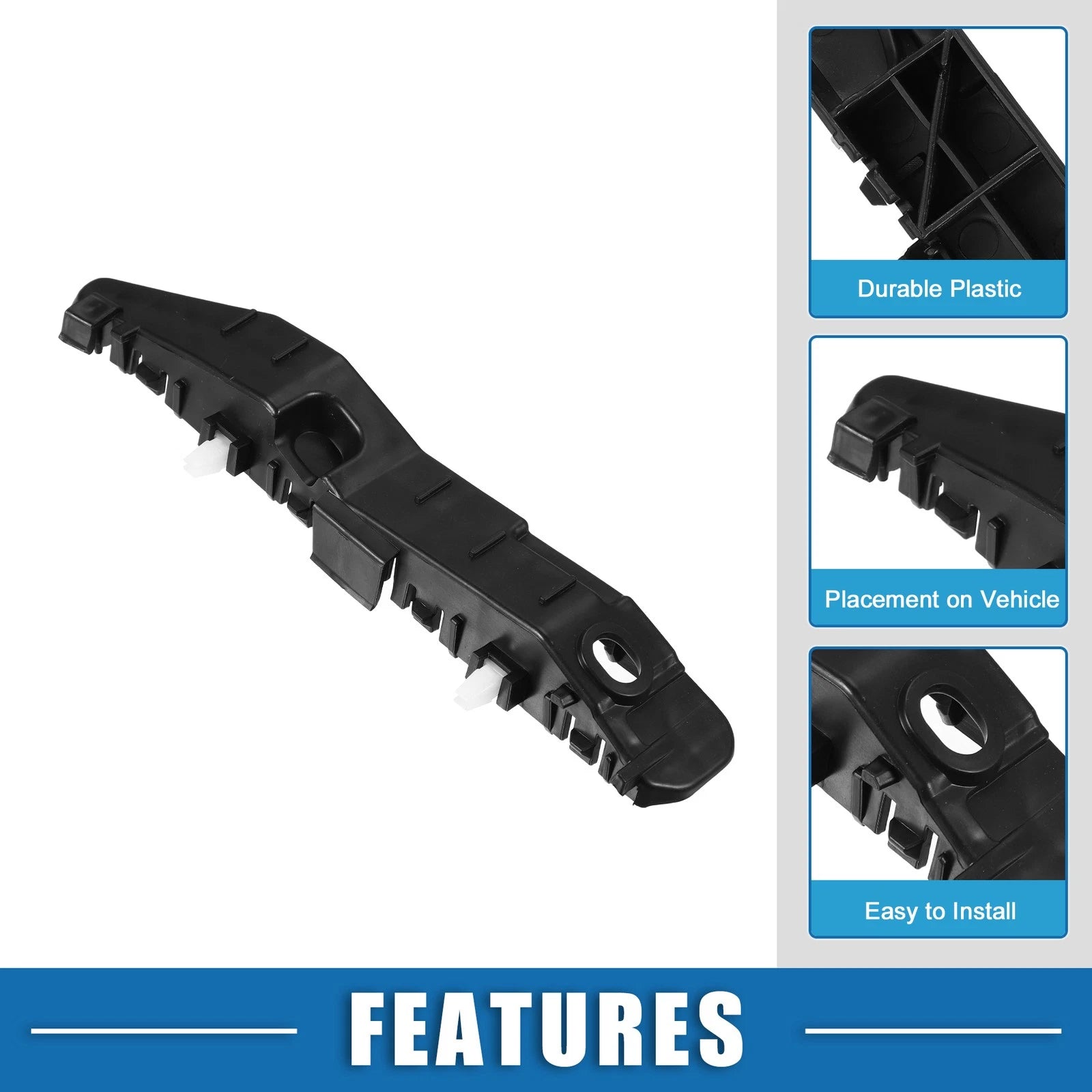 Right Passenger Side Bumper Bracket Replacement for Hyundai Sonata (2015–2017)