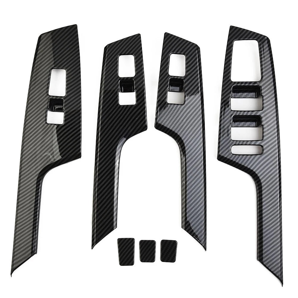 7Pcs Handle Bowl Cover Trim for ABS Interior Decoration
