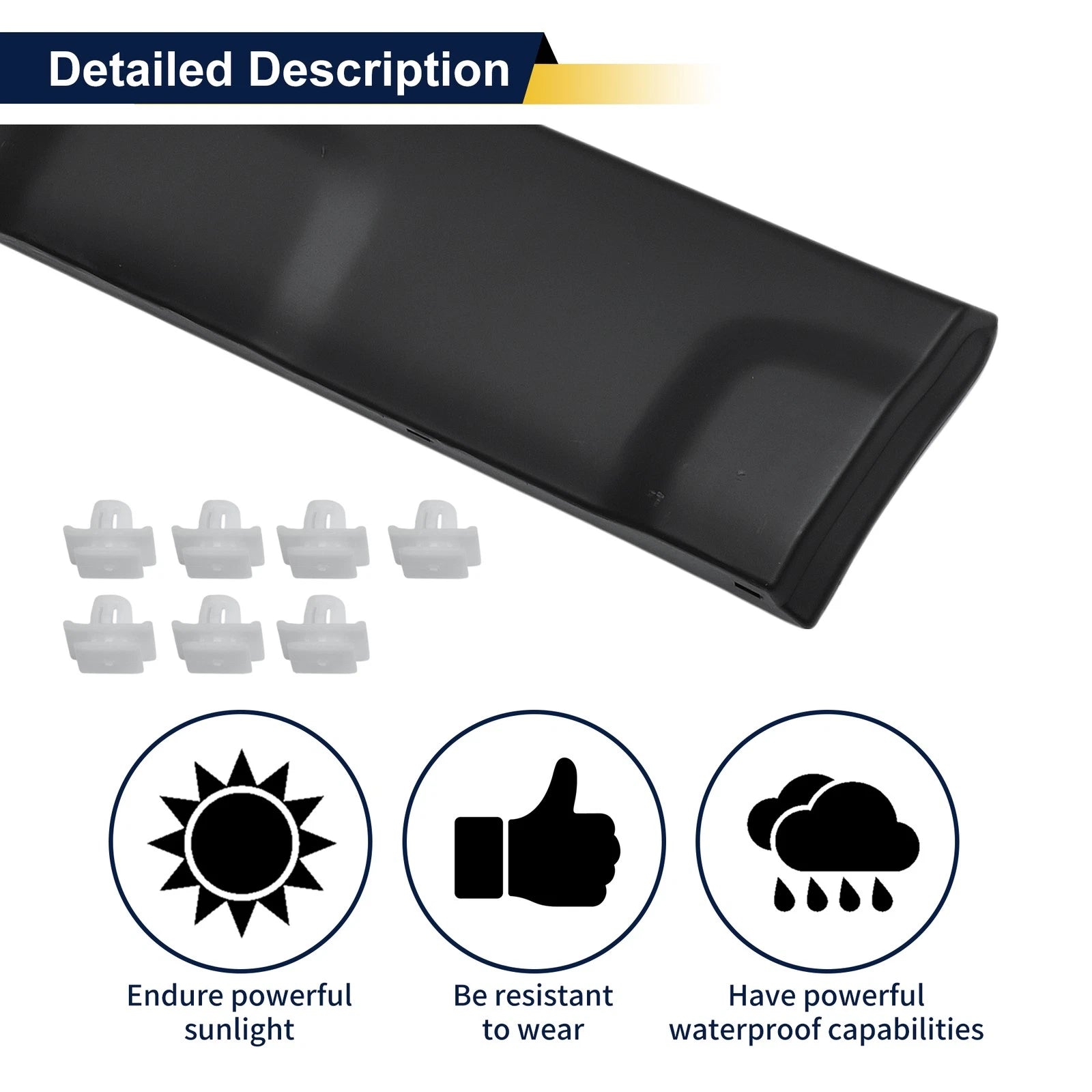 Lower Door Side Garnish Trim Left for Honda CR-V (2007–2011)