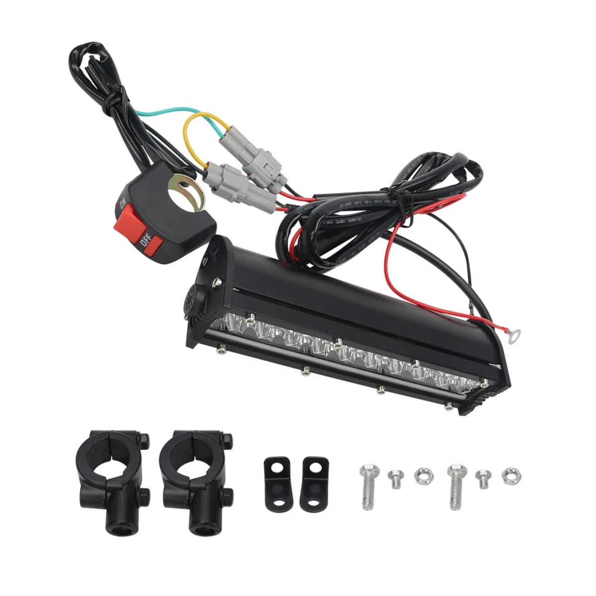 60W LED Light Bar with Wiring Kit for Honda Motorcycle (12V)