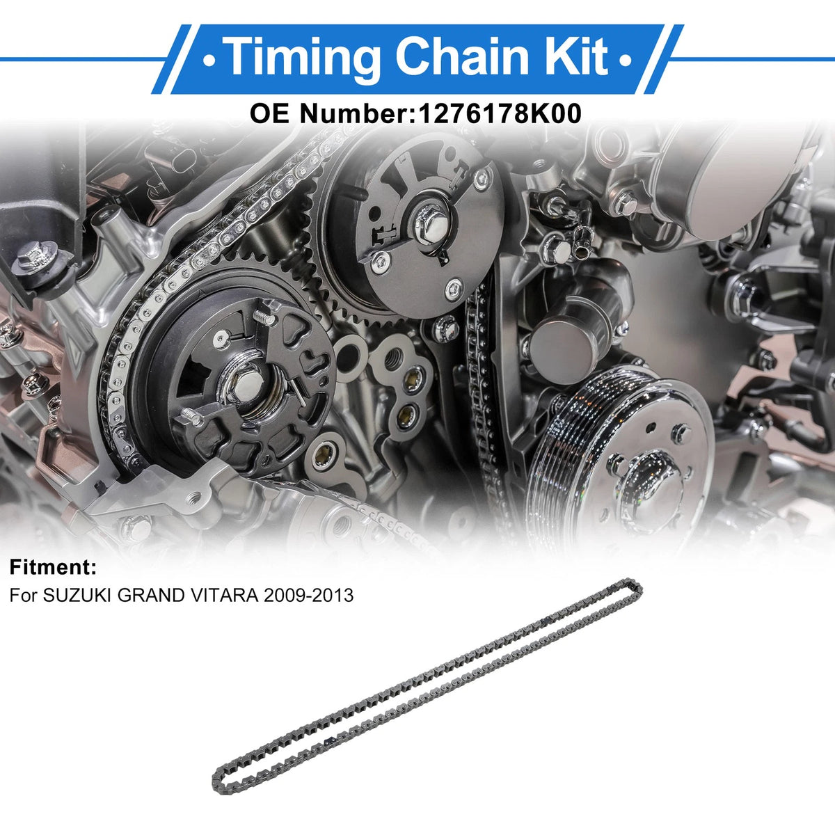 Timing Chain Kit for Suzuki Grand Vitara (2009–2013) No. 1276178K00