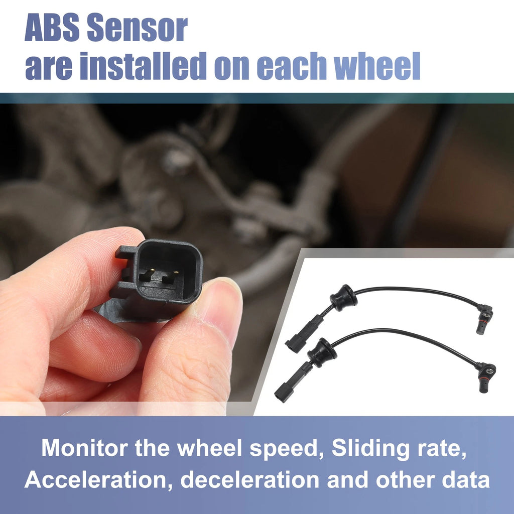 ABS Sensor Rear Left Right Replacement Kit for Chevrolet Equinox (2010–2017)