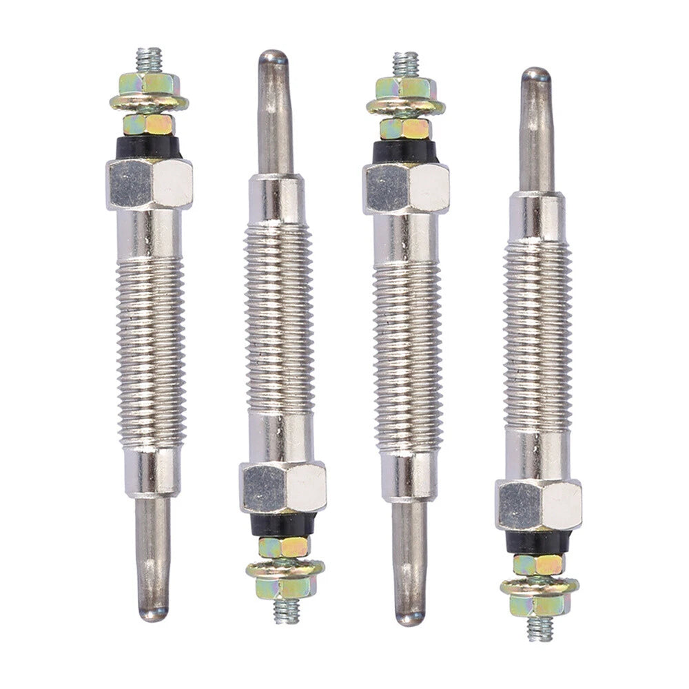 4x Heater Glow Plug For Mitsubishi L200 L300 Challenger 2.5 D TD Diesel MD301950