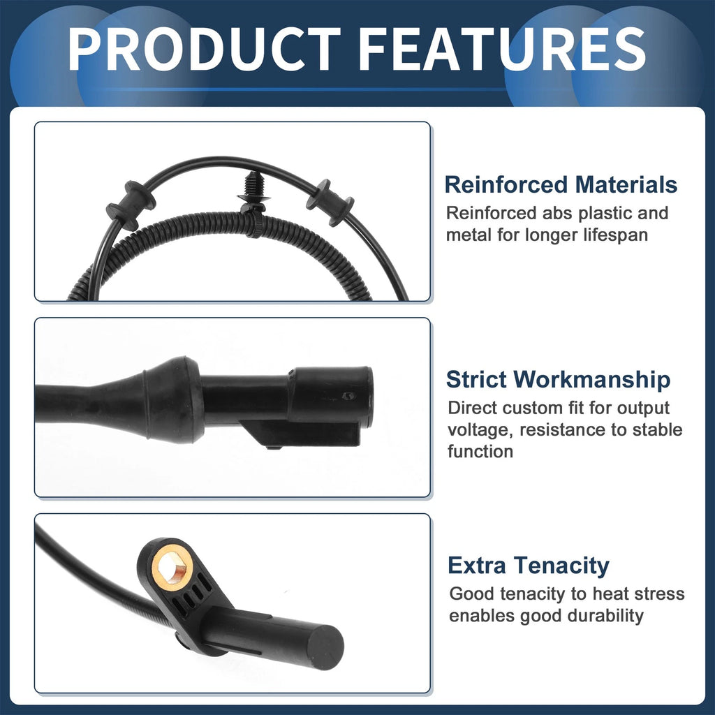 ABS Wheel Speed Sensor Front Right for Ford F-150 (2014–2014)