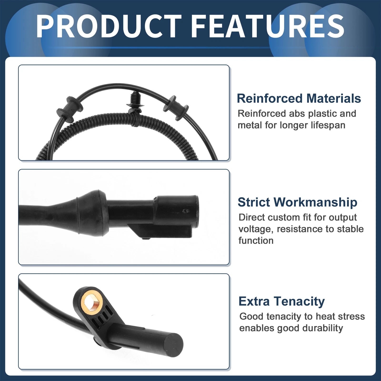 ABS Wheel Speed Sensor Front Right for Ford F-150 (2014–2014)