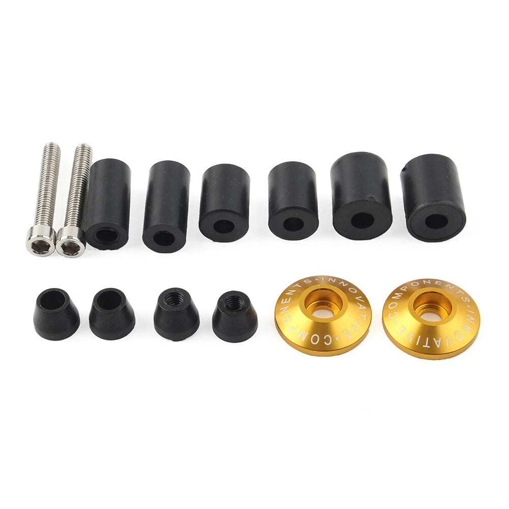 Pair Handlebar End Cap Plugs for Dirt Bike (7/8")