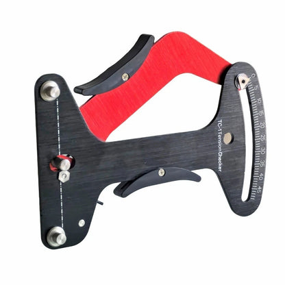 Spoke Tension Meter Tool for Bicycle Wheel Trueing (Aluminum, Red Finish)