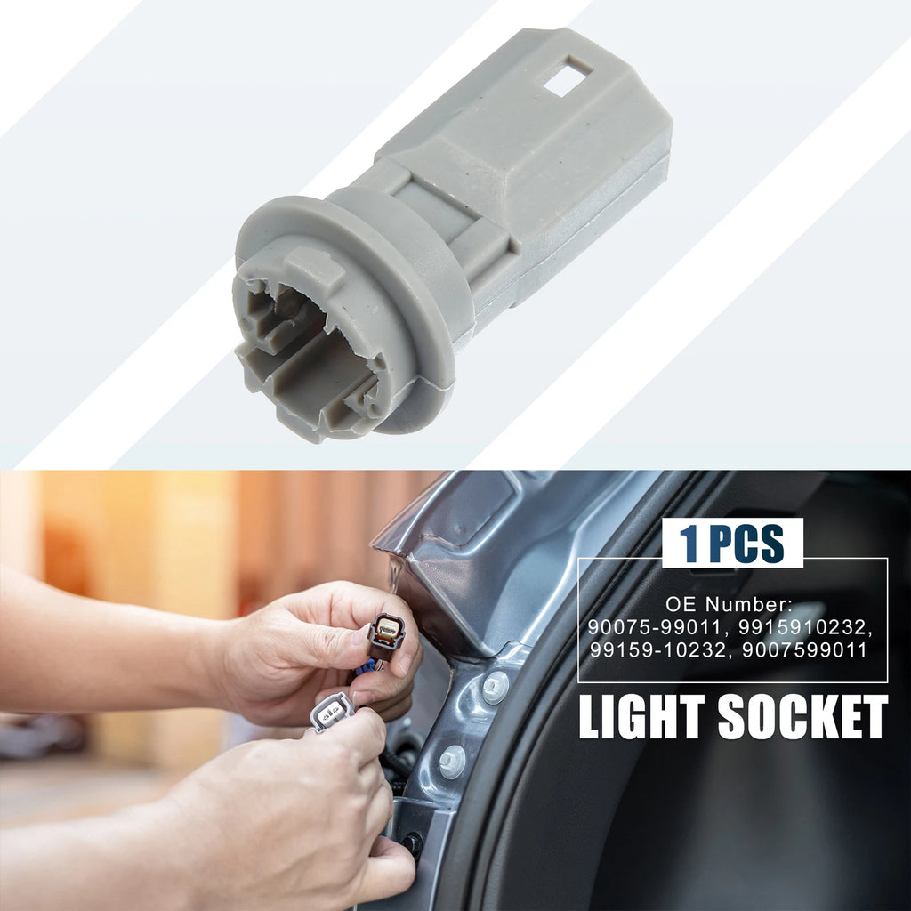 License Plate Lamp Socket Replacement for Toyota RAV4 (2016–2018)