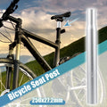 Aluminum Alloy Bicycle Seat Post with Scale Mark for 27.2mm Silver (Tone)