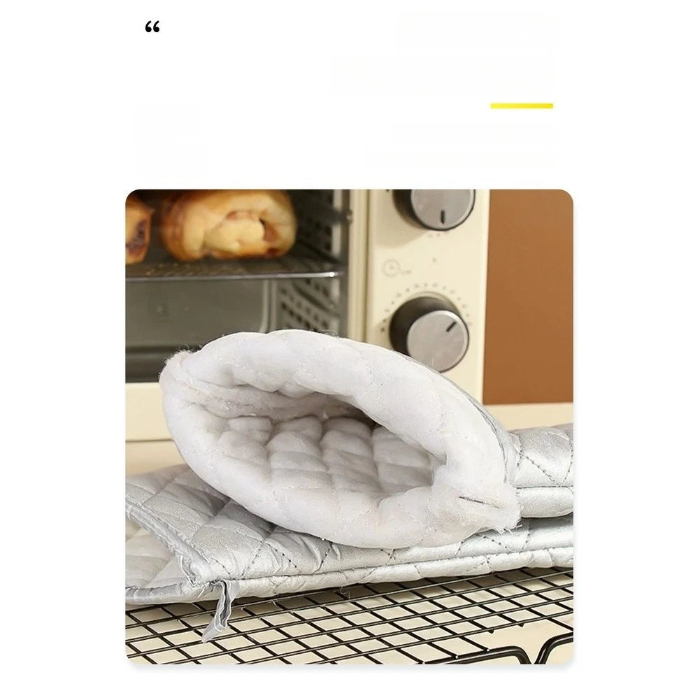 Oven Gloves Heat Resistant for Kitchen Microwave and BBQ Use