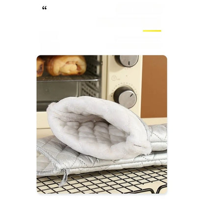 Oven Gloves Heat Resistant for Kitchen Microwave and BBQ Use