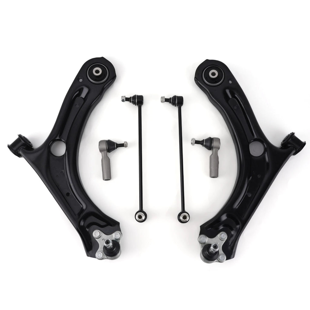 Front Lower Control Arm Tie Rods Sway Bar End Link for Volkswagen Passat Beetle (2012–2017)