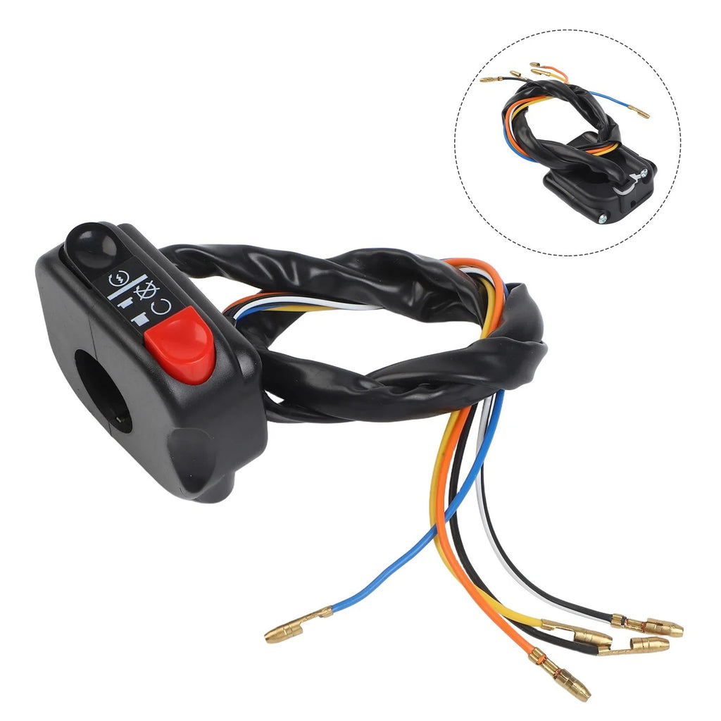 Handlebar Mount Start Stop Switch for Motorcycle ATV (78)