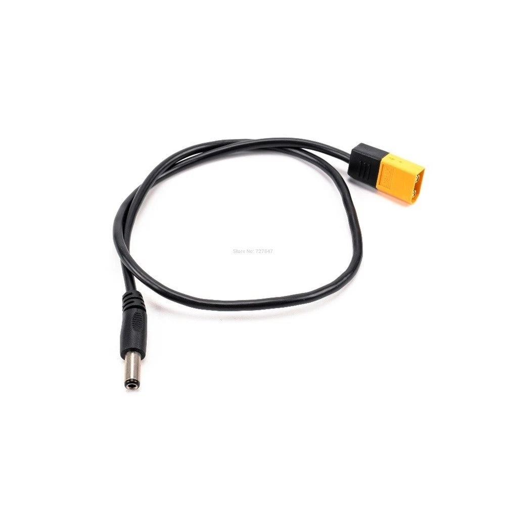 Right Angle Power Cord Connector for RC Aircraft (XT60 to DC 5.5x2.5mm)