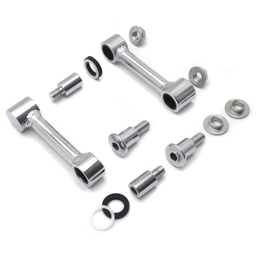 Chrome Front Fender Mount Bracket Kit for Harley Softail Springer FXSTS (1993–2006)