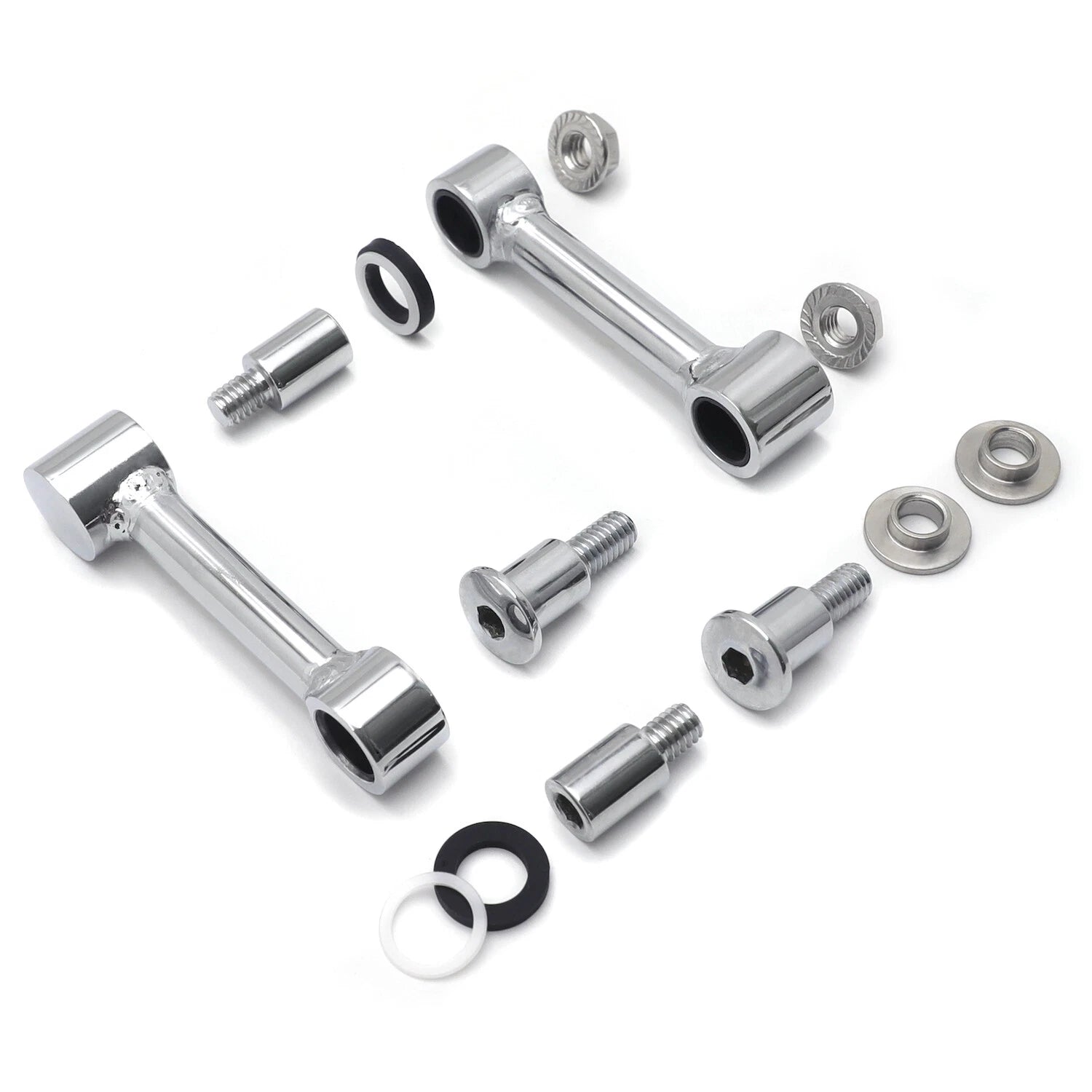 Chrome Front Fender Mount Bracket Kit for Harley Softail Springer FXSTS (1993–2006)