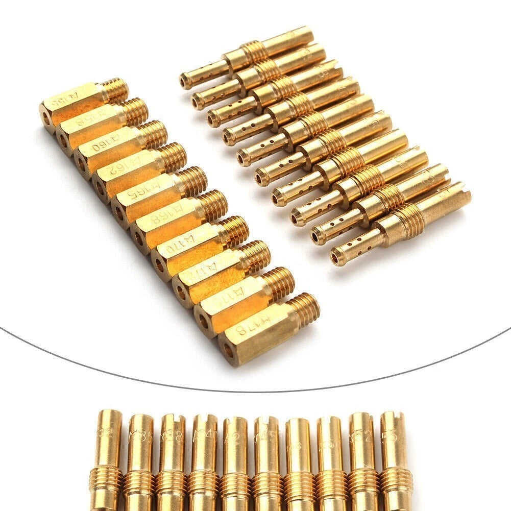 20x Main Jets + Slow Pilot Jets Kit for Motorcycle Carburetor