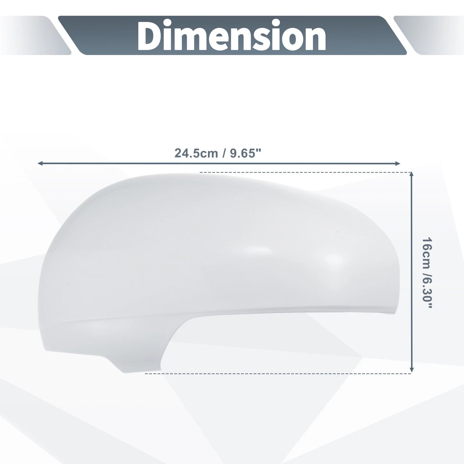 Left Side Rearview Mirror Cover Cap Replacement for Toyota Reiz Prius (2010–2012)