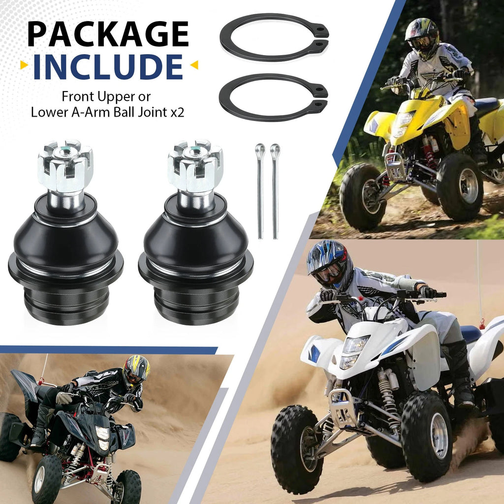 2X Front Upper Lower Ball Joints for Suzuki KingQuad AXi LT-A500 (2011–2023)