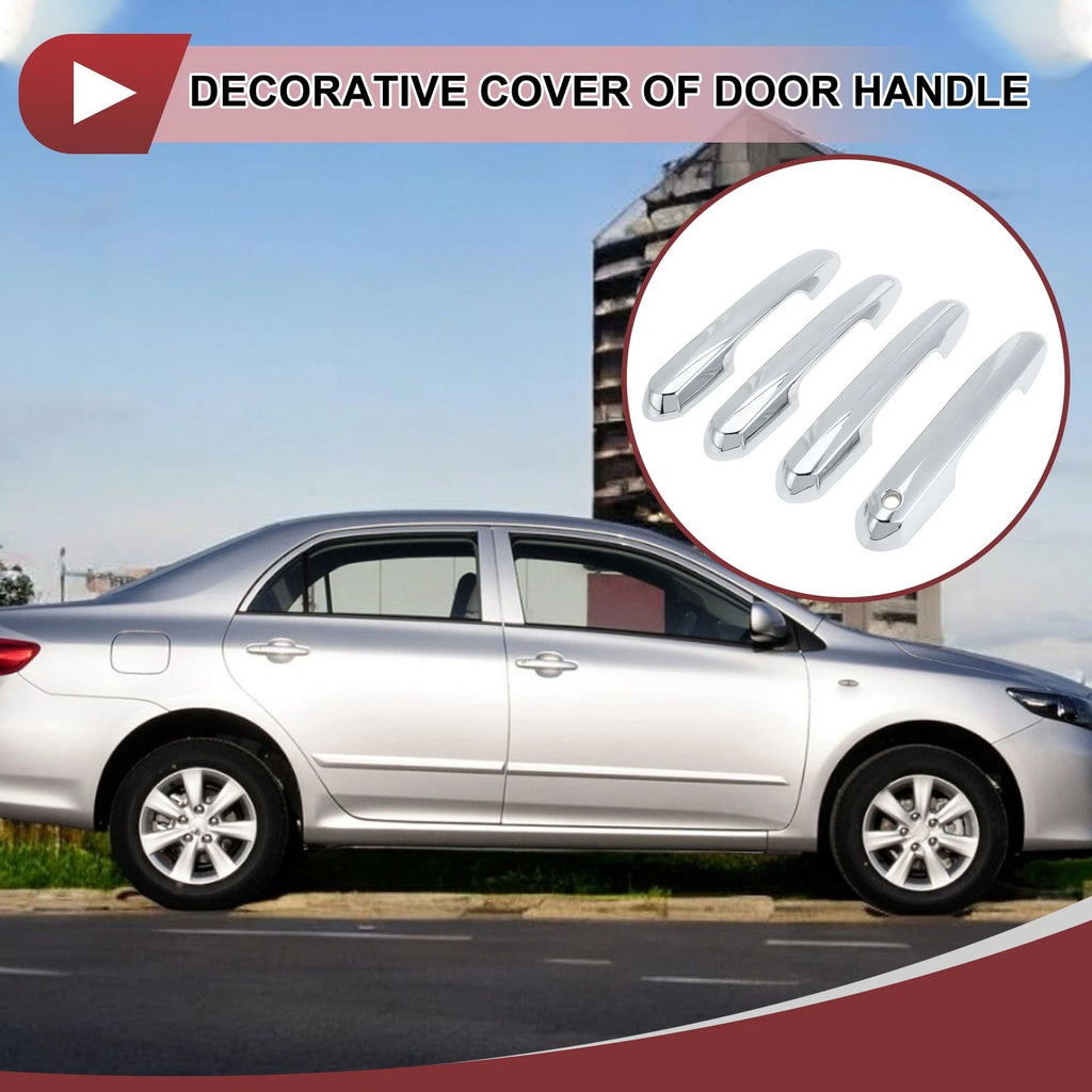 4 Pcs Car Door Handle Cover Replacement for Toyota RAV4 (2019–2024)